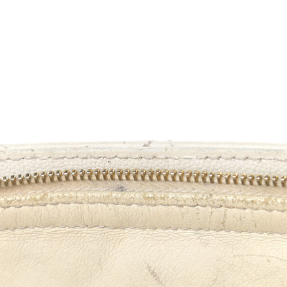 Chanel Caviar Stitched Shoulder Bag White 18 of 27