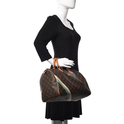 Louis Vuitton Monogram My LV Heritage Speedy 35 Ivory Vert Clair 2 of 19