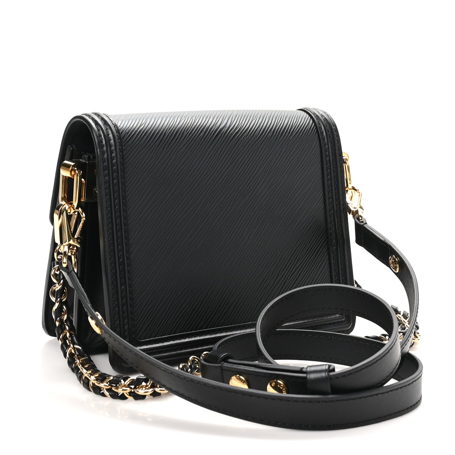 Louis Vuitton Epi Mini Dauphine Black 3 of 10
