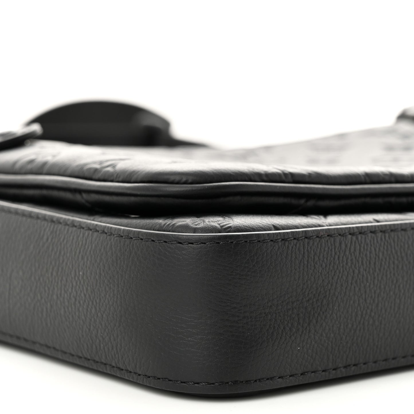 Calfskin Monogram Shadow Trio Messenger Black