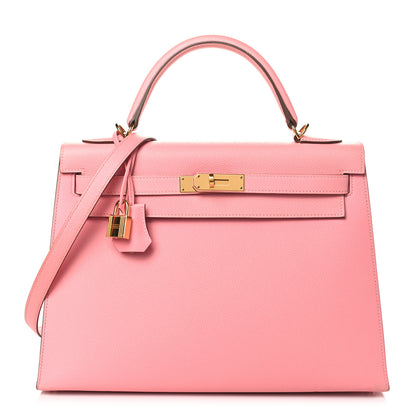 Hermes Epsom Kelly Sellier 32 Rose Confetti 1 of 10