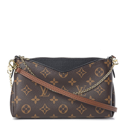 Louis Vuitton Monogram Pallas Clutch Black 2 of 10