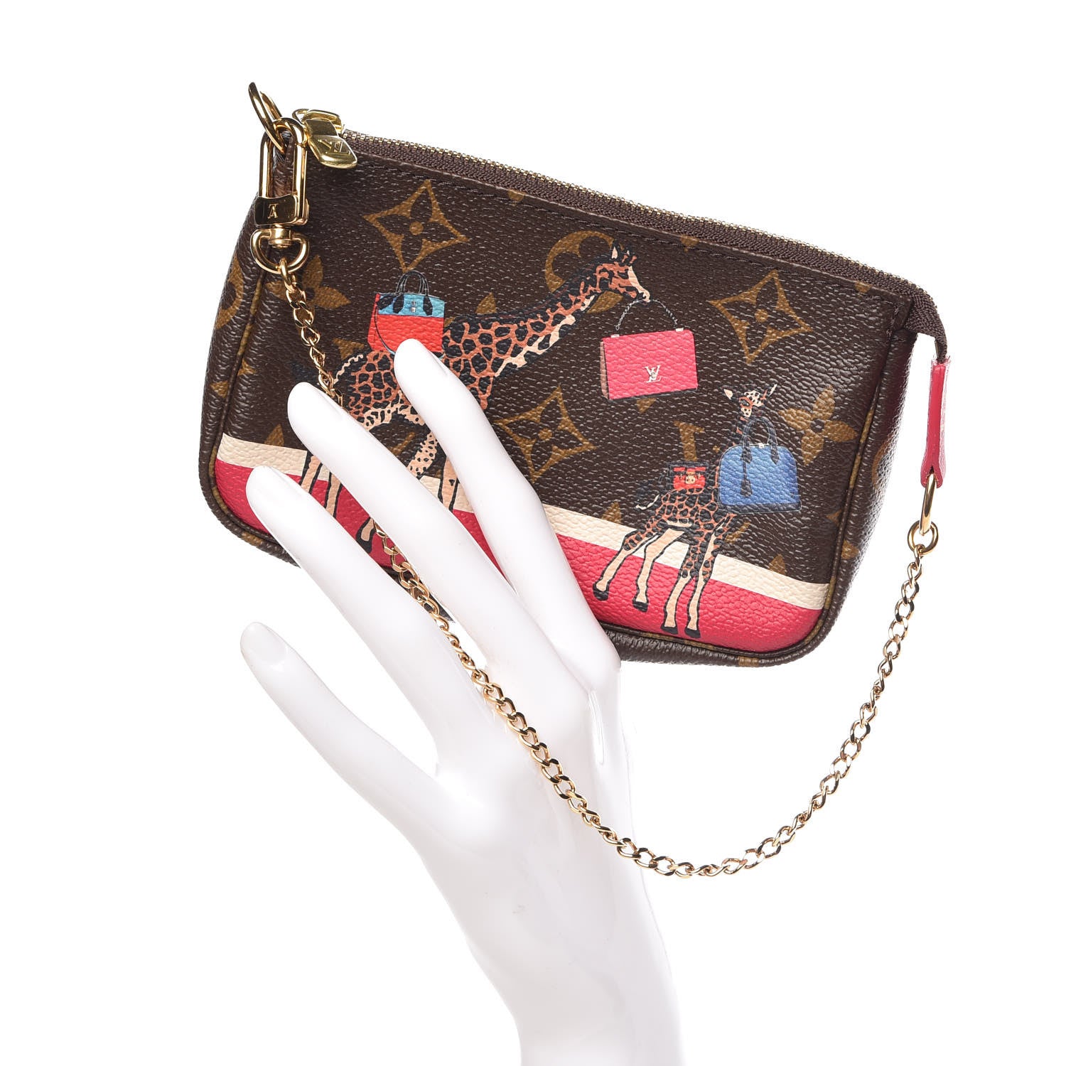 Louis Vuitton Monogram 2017 Christmas Animation Mini Pochette Accessories 2 of 7