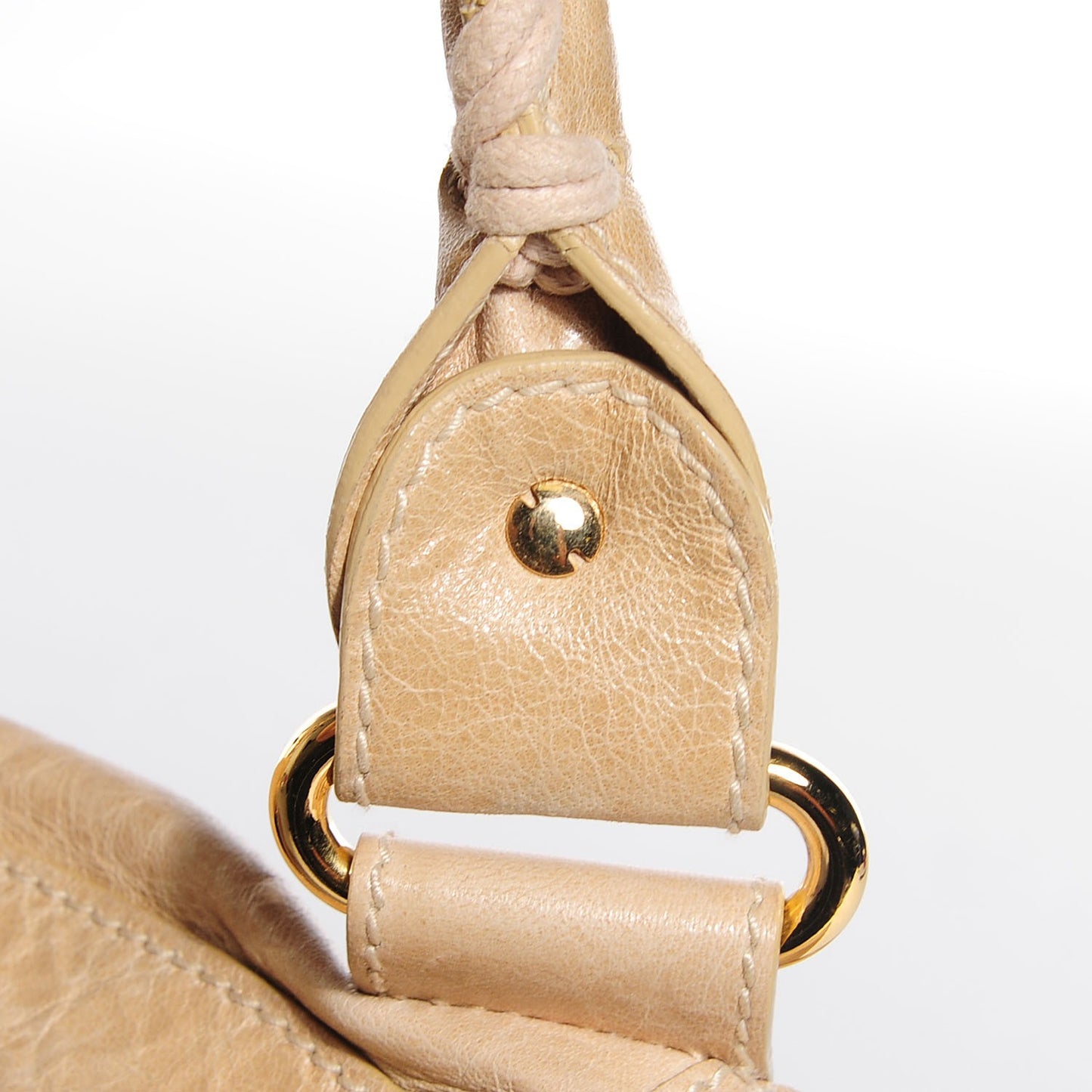 Agneau Giant 21 Gold Hardware Brief Praline