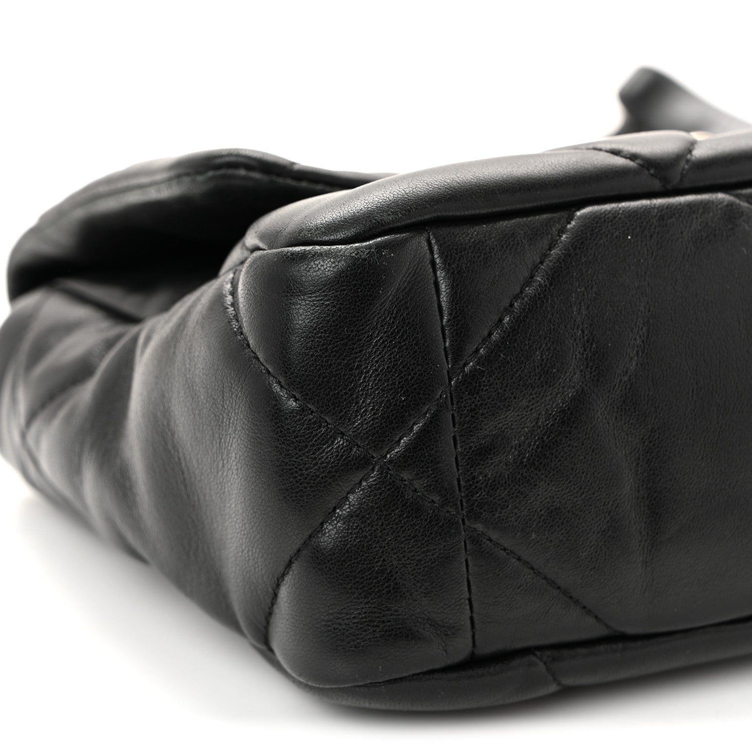 Chanel Lambskin Quilted Medium Chanel 19 Flap Black 9 of 11