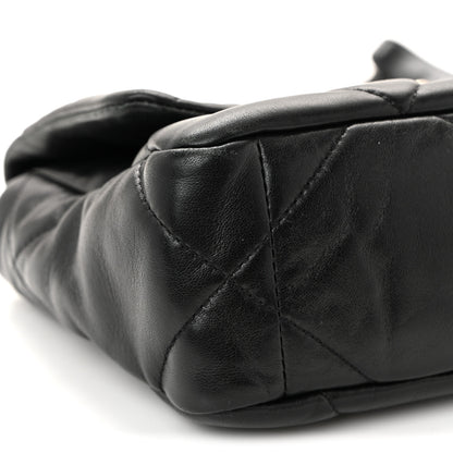 Chanel Lambskin Quilted Medium Chanel 19 Flap Black 9 of 11