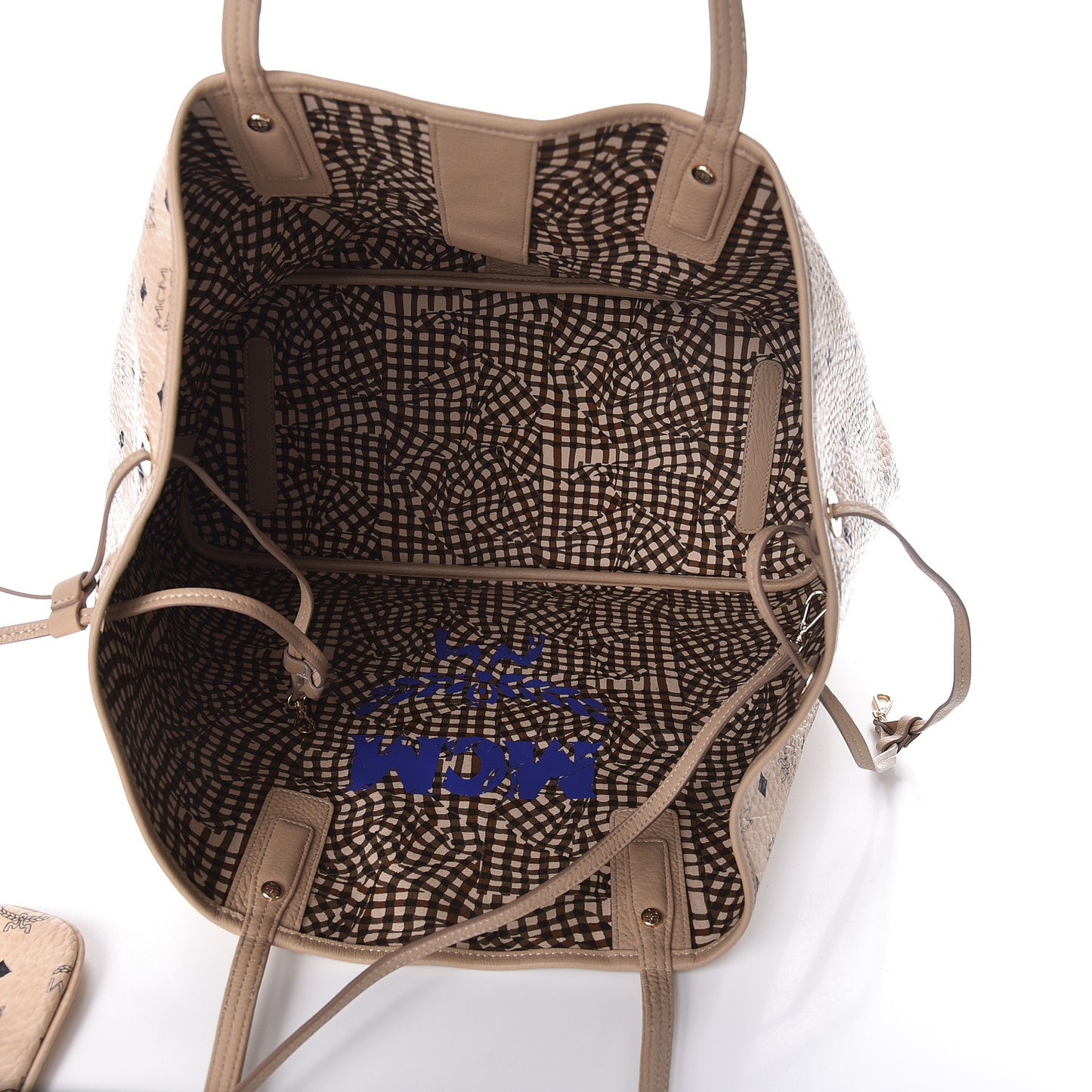 Visetos Large Liz Reversible Shopper Tote Beige