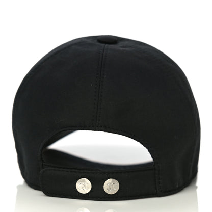 Chanel Cotton CC Cap Hat Black 5 of 8