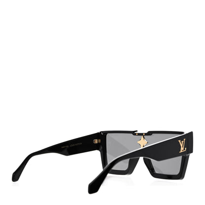 Louis Vuitton Acetate Cyclone Sunglasses Z1578E Black 4 of 10