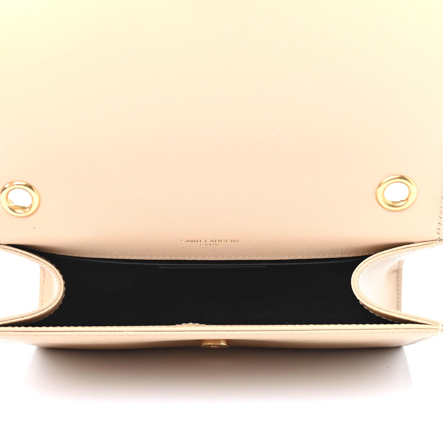 Saint Laurent Grain De Poudre Small Monogram Kate Satchel Nude Powder 3 of 3