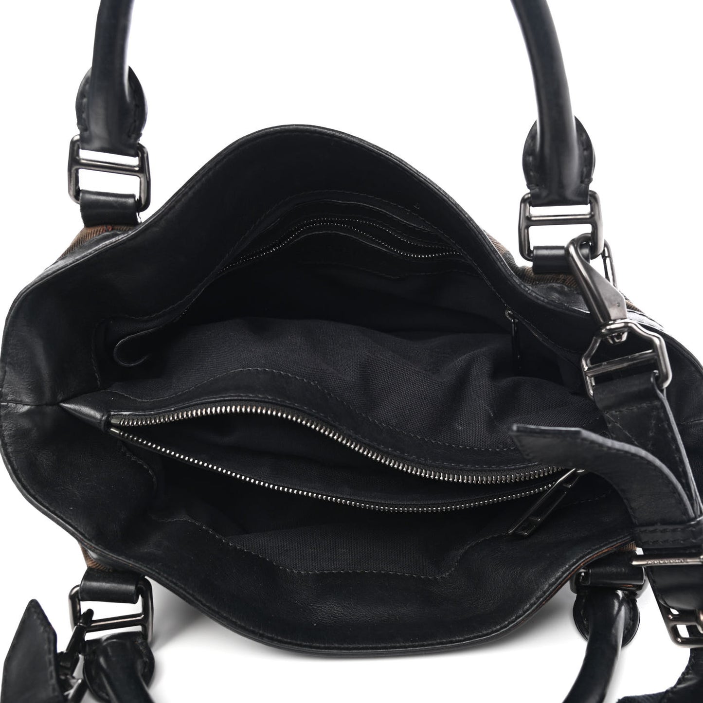 Calfskin House Check Medium Brecon Tote Black