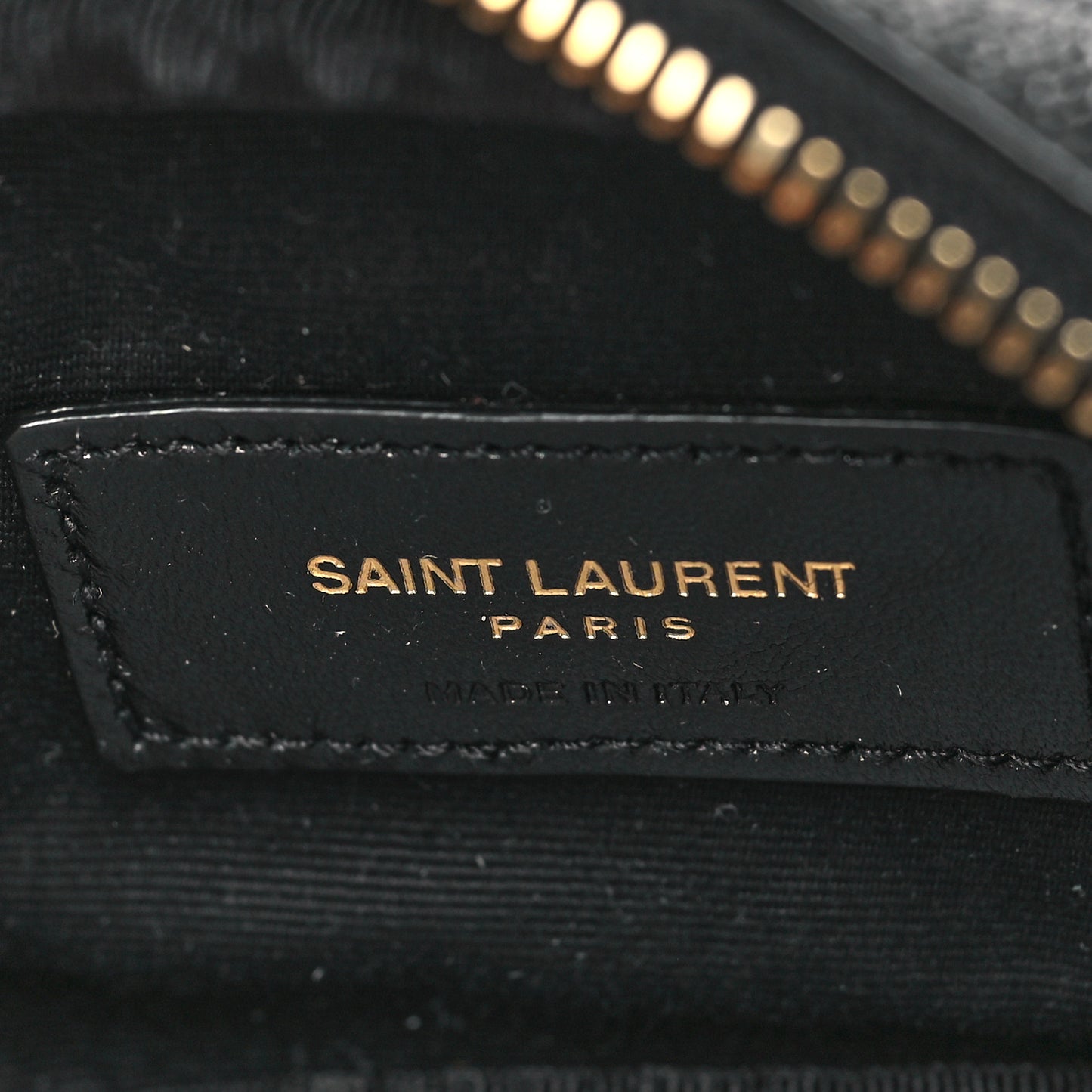 Grain De Poudre Matelasse Monogram Baby Lou Camera Bag Black