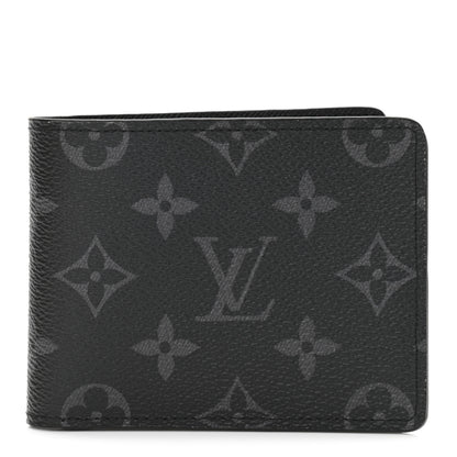 Louis Vuitton Monogram Eclipse Slender Wallet 1 of 8