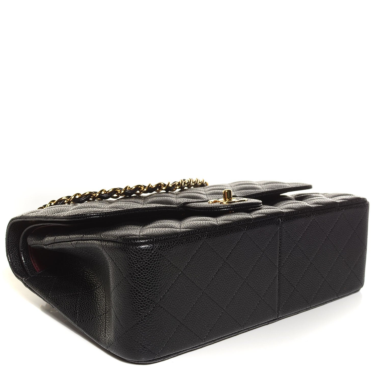 Chanel Caviar Quilted Jumbo Double Flap Black 4 of 9