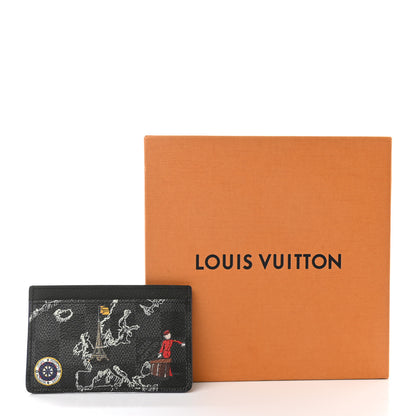 Louis Vuitton Damier Graphite World Map Porte Cartes Simple 7 of 7