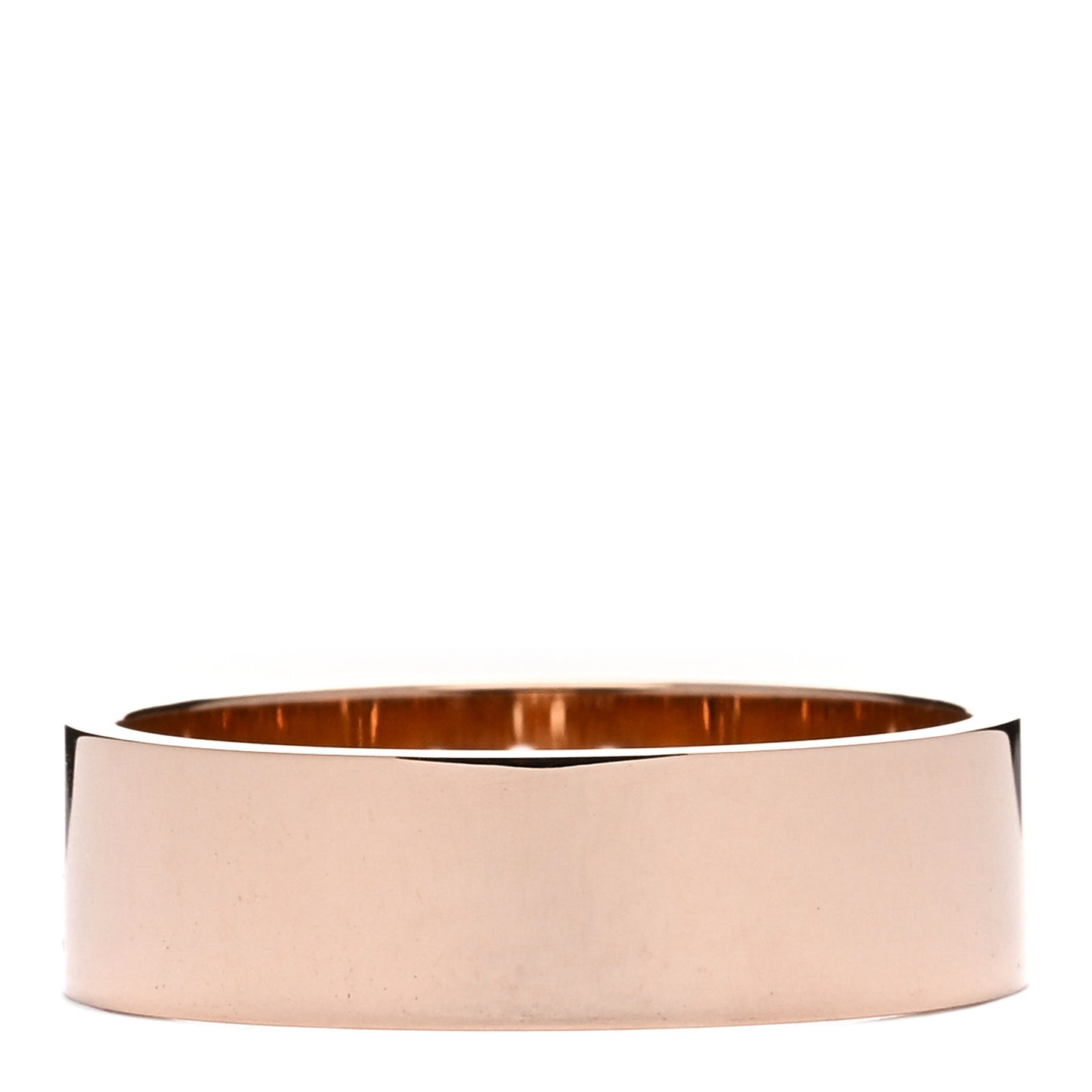 18K Rose Gold Diamond PM H D'Ancre Ring 53 6.5