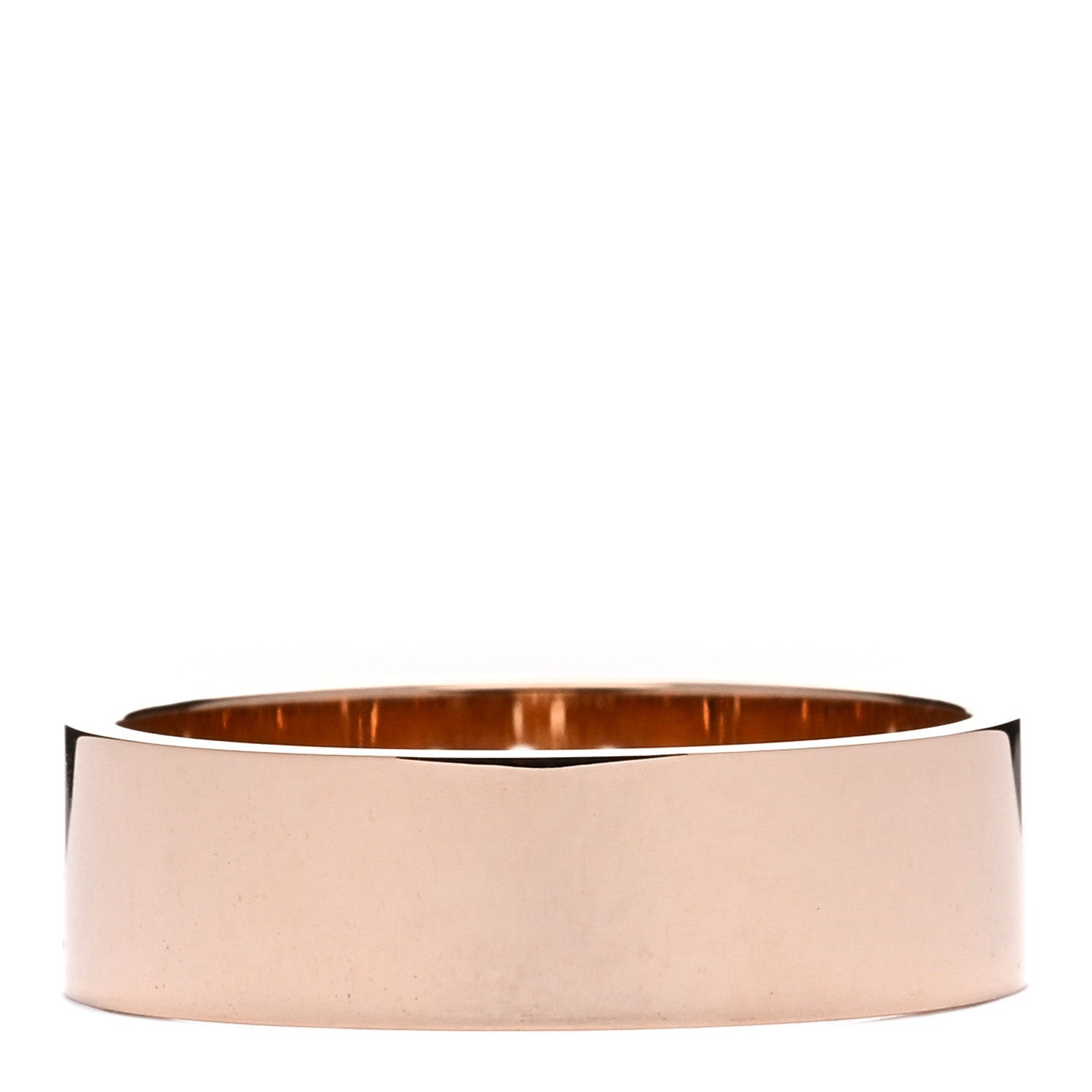 Hermes 18K Rose Gold Diamond PM H D'Ancre Ring 53 6.5 2 of 4