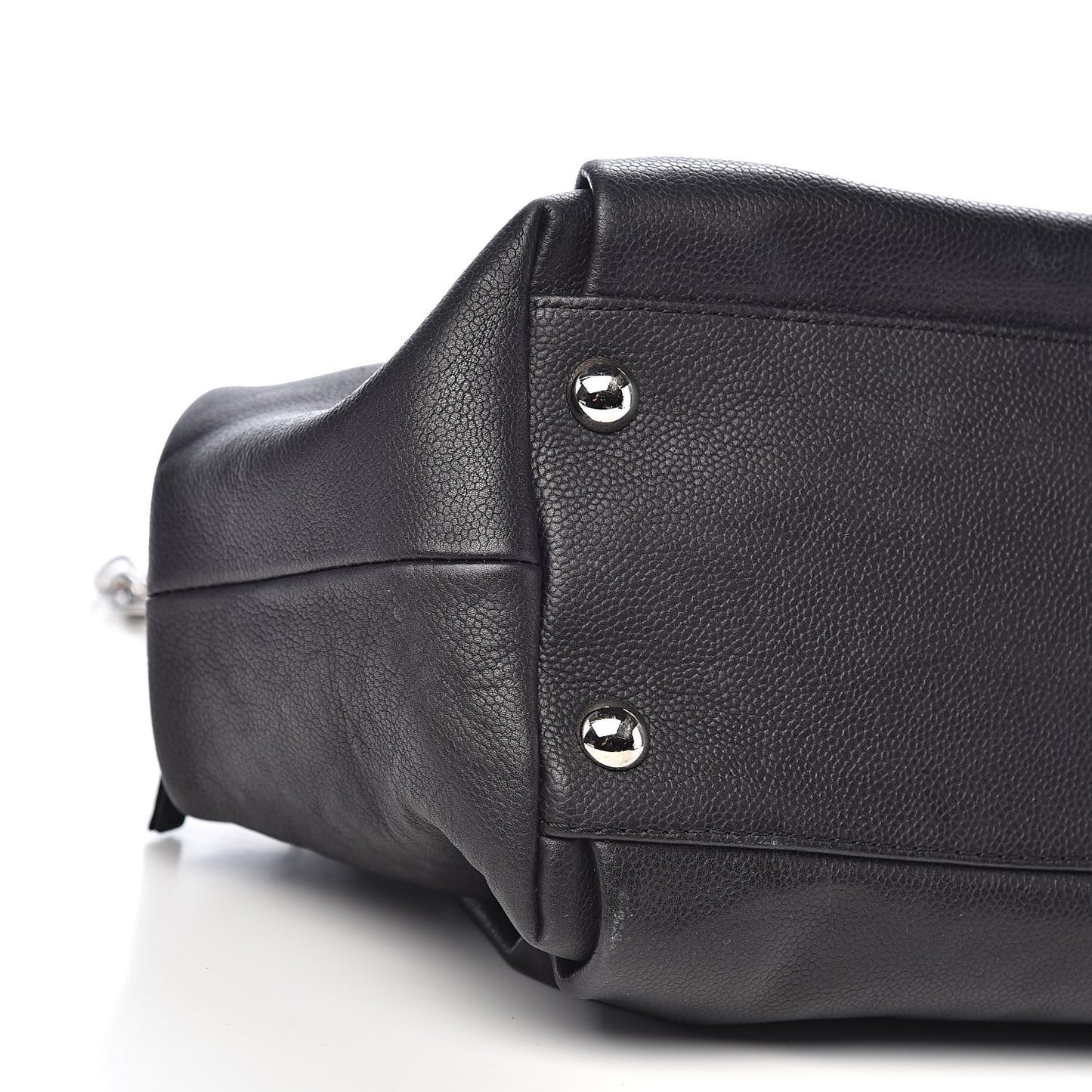 Caviar CC Tuck Medium Tote Black