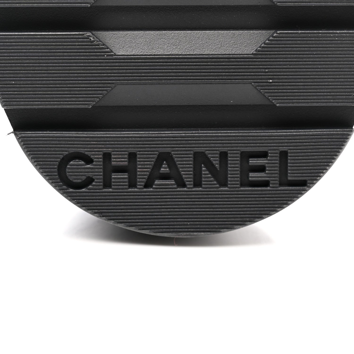 Chanel Shiny Calfskin Quilted Lace Up Combat Boots 41 Black 6 of 10