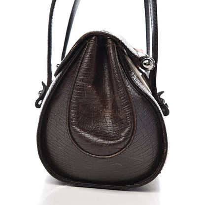 Gucci Monogram Bamboo Bullet Bag Dark Brown 18 of 22