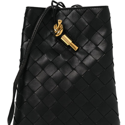 Bottega Veneta Nappa Intrecciato Andiamo Phone Pouch Black 7 of 10