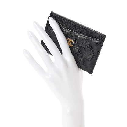 Chanel Caviar Quilted Card Holder Black 2 of 8