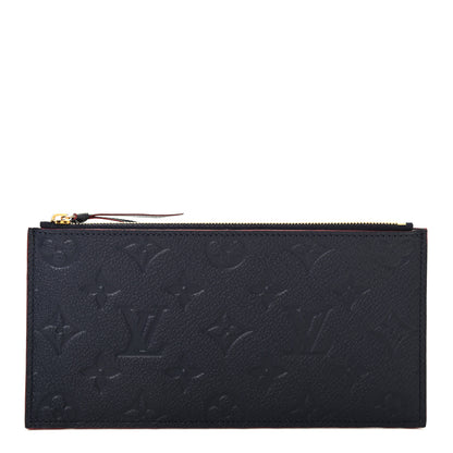 Louis Vuitton Empreinte Felicie Chain Wallet Zippered Insert Marine Rouge 1 of 6