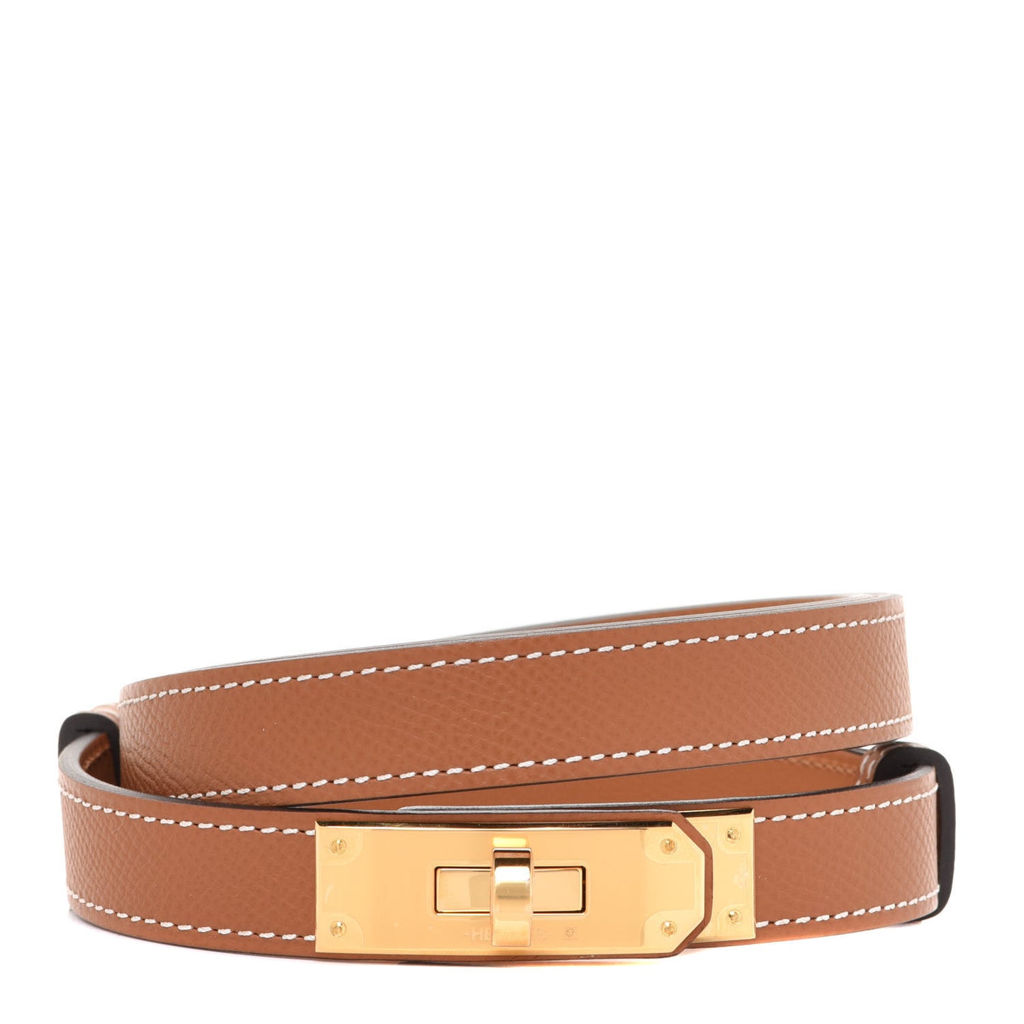 Epsom Kelly Belt Gold
