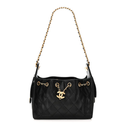 Chanel Caviar Quilted Mini Chanel 25 Handbag Black 1 of 10