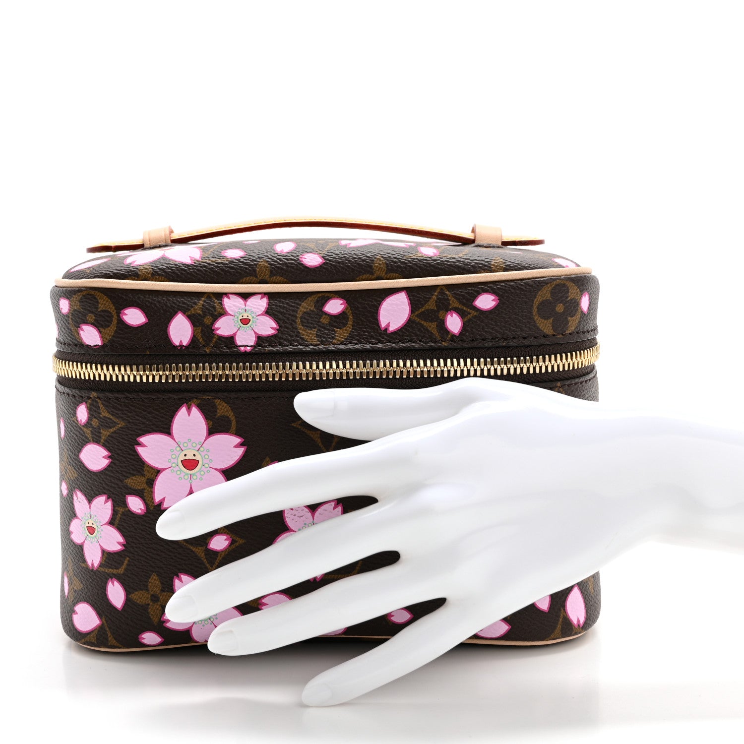 Louis Vuitton X TM Monogram Cherry Blossom Nice Mini Sakura Brown 2 of 6