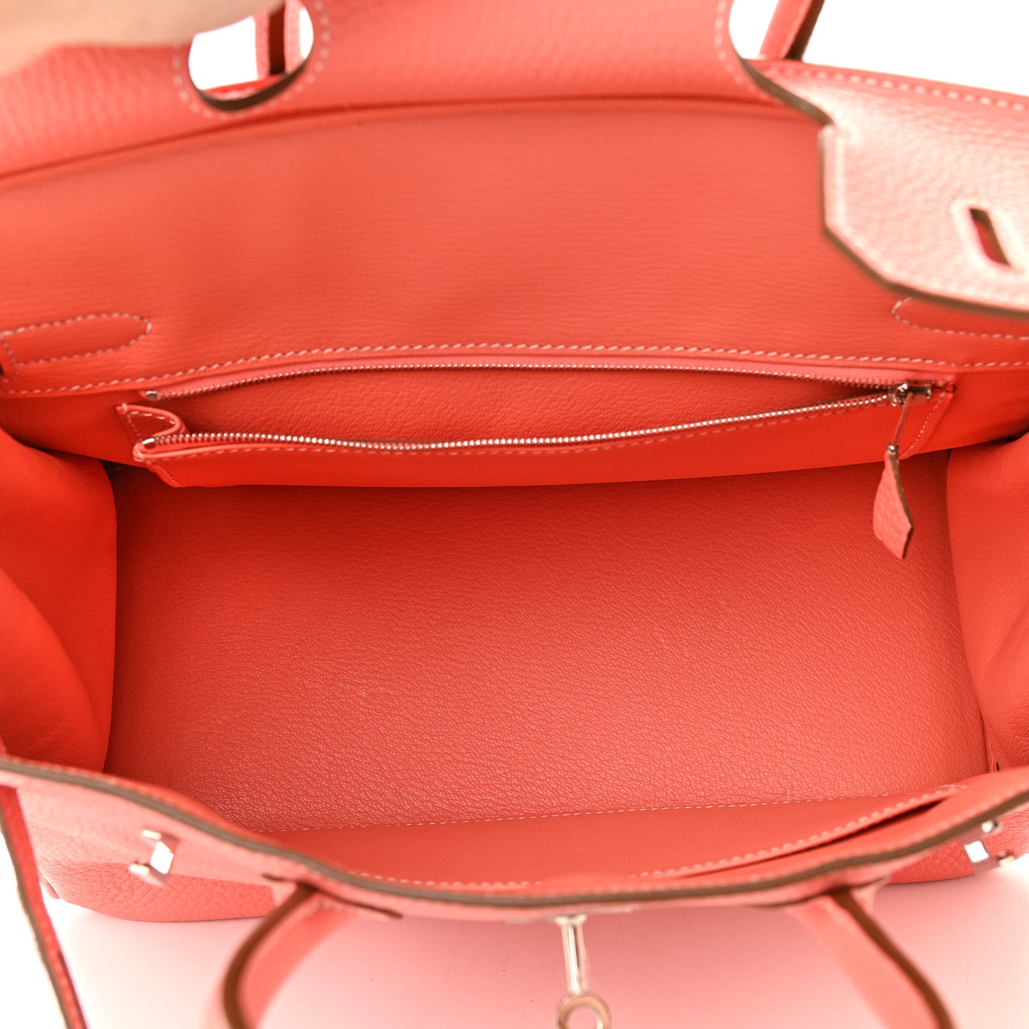 Hermes Taurillon Clemence Birkin 30 Crevette 4 of 9