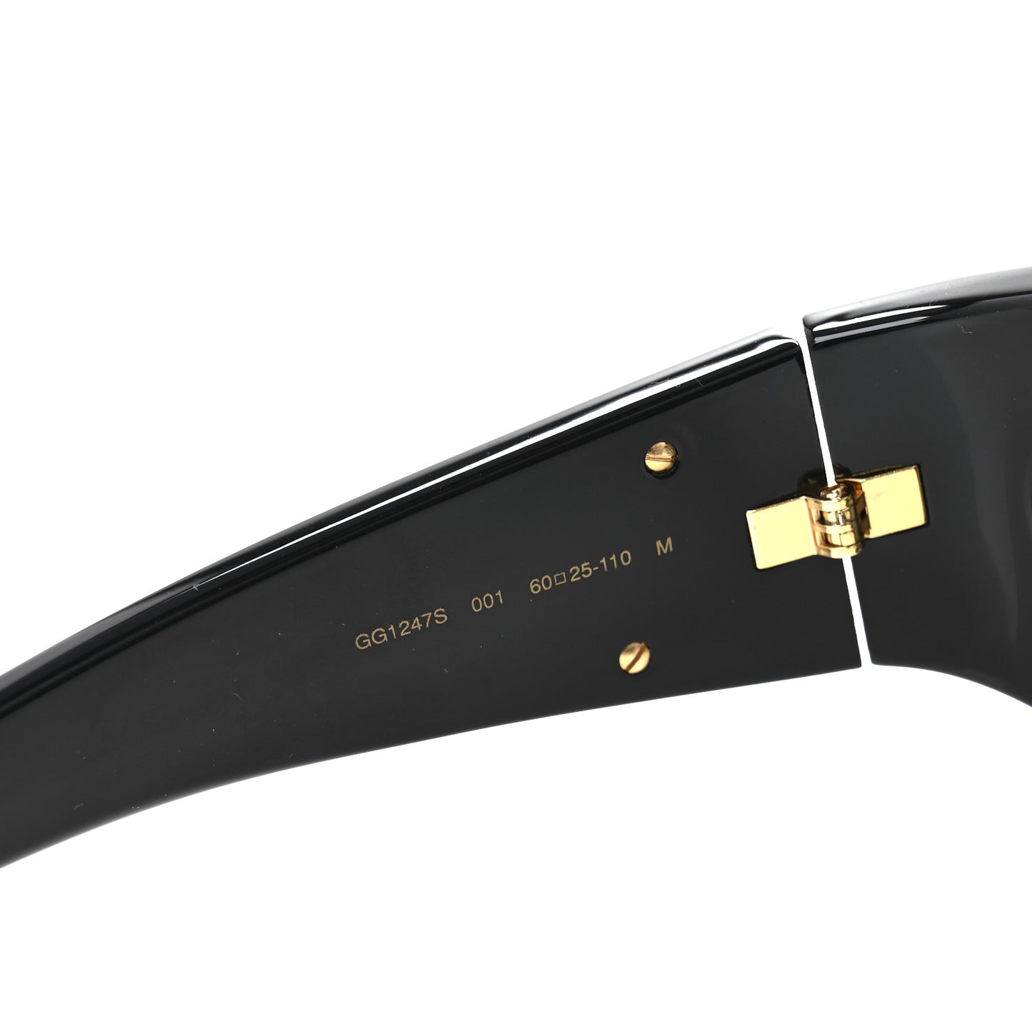 Acetate Oval Sunglasses GG1247S Black