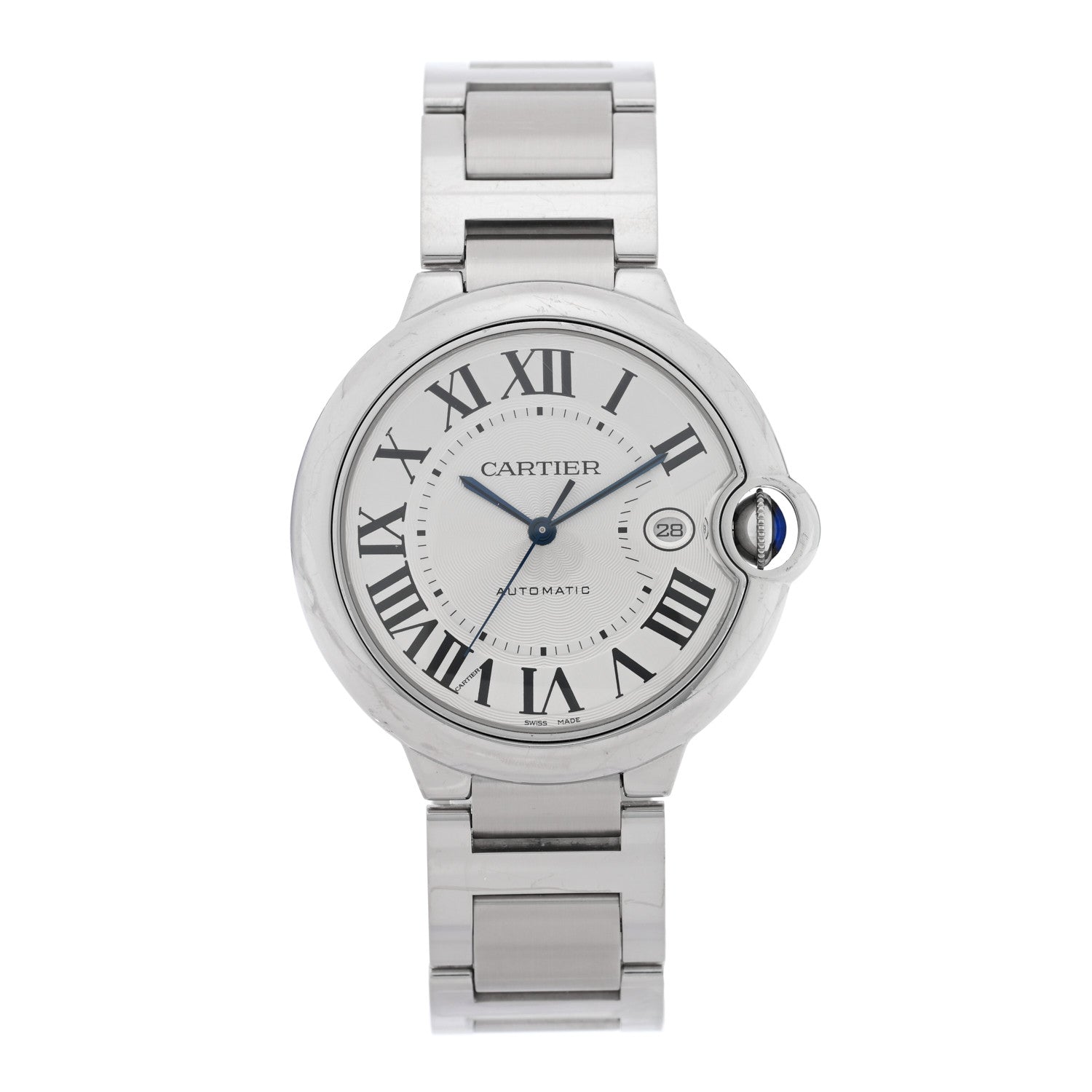 Cartier Stainless Steel 42mm Ballon Bleu De Cartier Automatic Watch 1 of 5