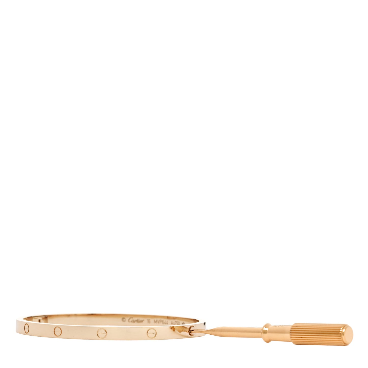 18K Yellow Gold Small LOVE Bracelet 16
