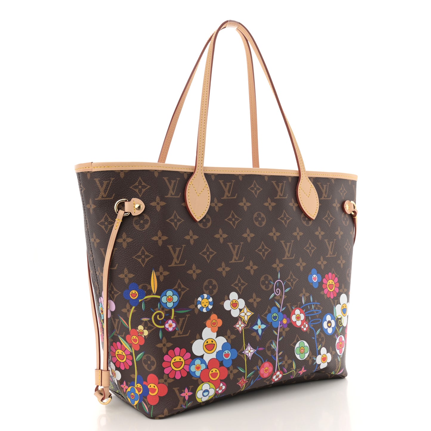 LV X TM Monogram Flowers Neverfull MM