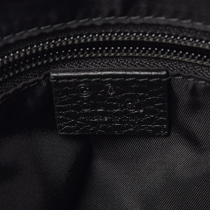 Gucci Nylon Monogram Dollar Calfskin Flat Messenger Bag Black 7 of 10