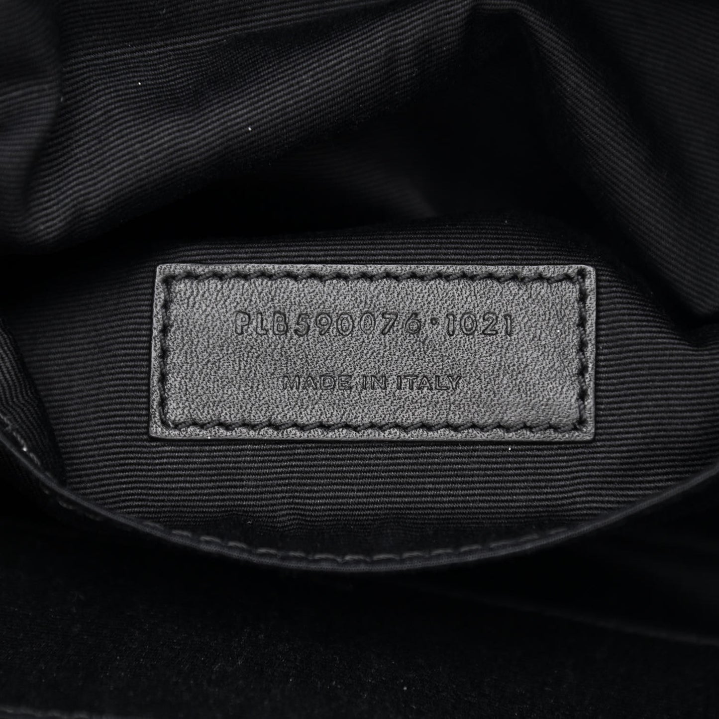 Calfskin Monogram Belt Bag Black
