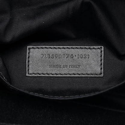 Saint Laurent Calfskin Monogram Belt Bag Black 7 of 10
