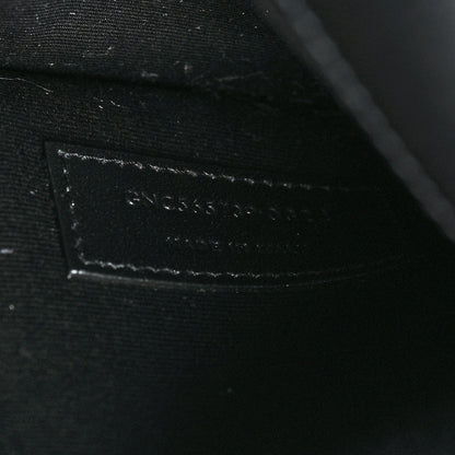 Saint Laurent Patent Classic Monogram Uptown Clutch Black 6 of 8