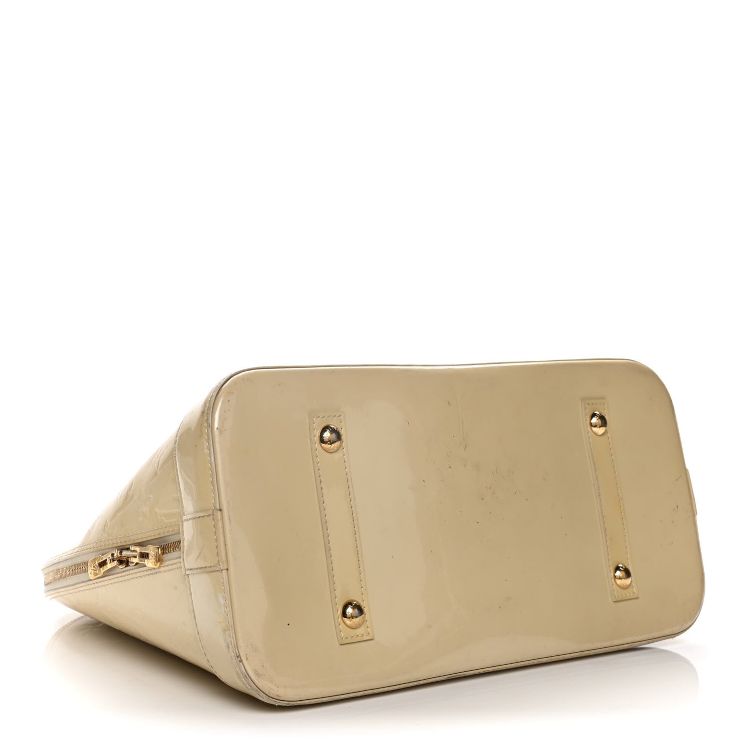 Louis Vuitton Vernis Alma MM Blanc Corail 4 of 20