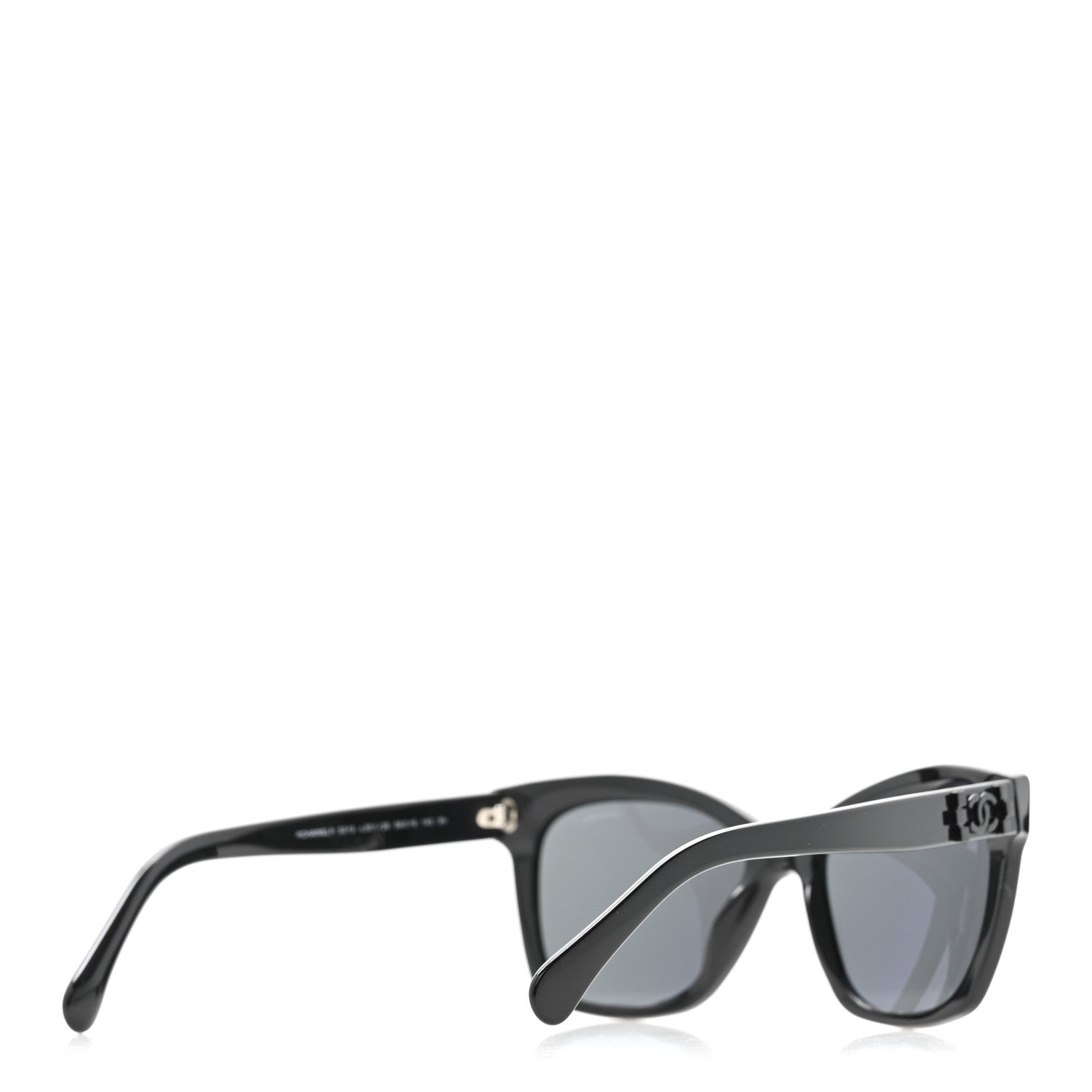 Chanel Acetate CC Butterfly Signature Sunglasses 5313 Black 4 of 9