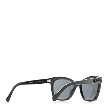 Chanel Acetate CC Butterfly Signature Sunglasses 5313 Black 4 of 9