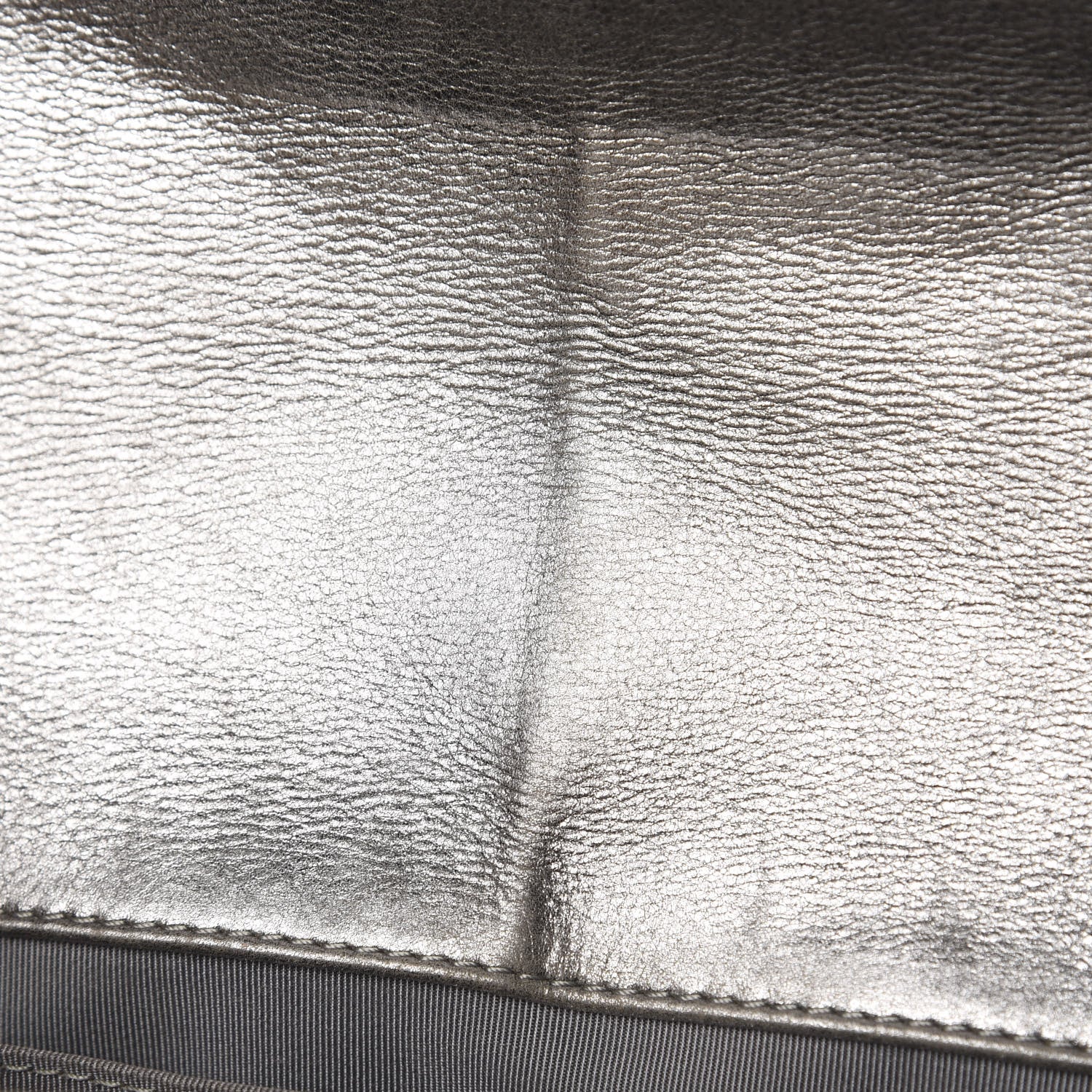 Chanel Metallic Calfskin Quilted Medium Boy Flap Silver 10 of 15