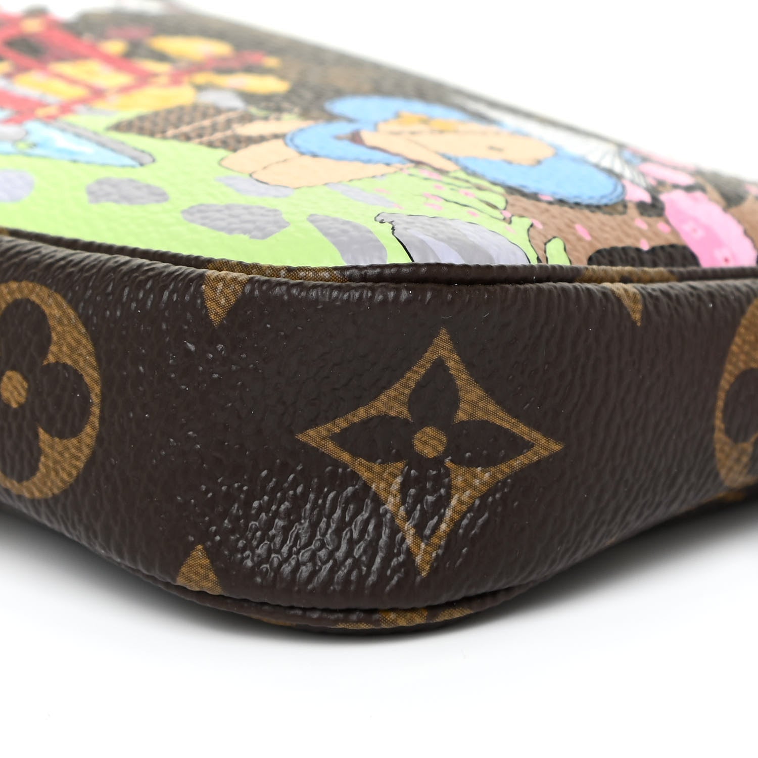 Louis Vuitton Monogram 2021 Christmas Animation Japanese Garden Mini Pochette Accessories Wisteria Pink 10 of 10