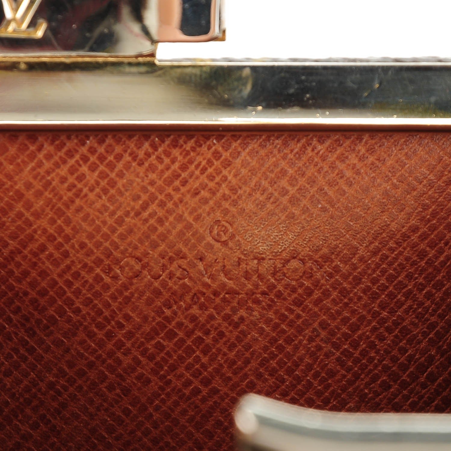 Louis Vuitton Monogram French Kiss Lock Coin Purse 8 of 8