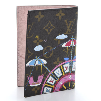 Louis Vuitton Monogram 2020 Christmas Animation Big Wheel Passport Cover Rose Ballerine 2 of 8