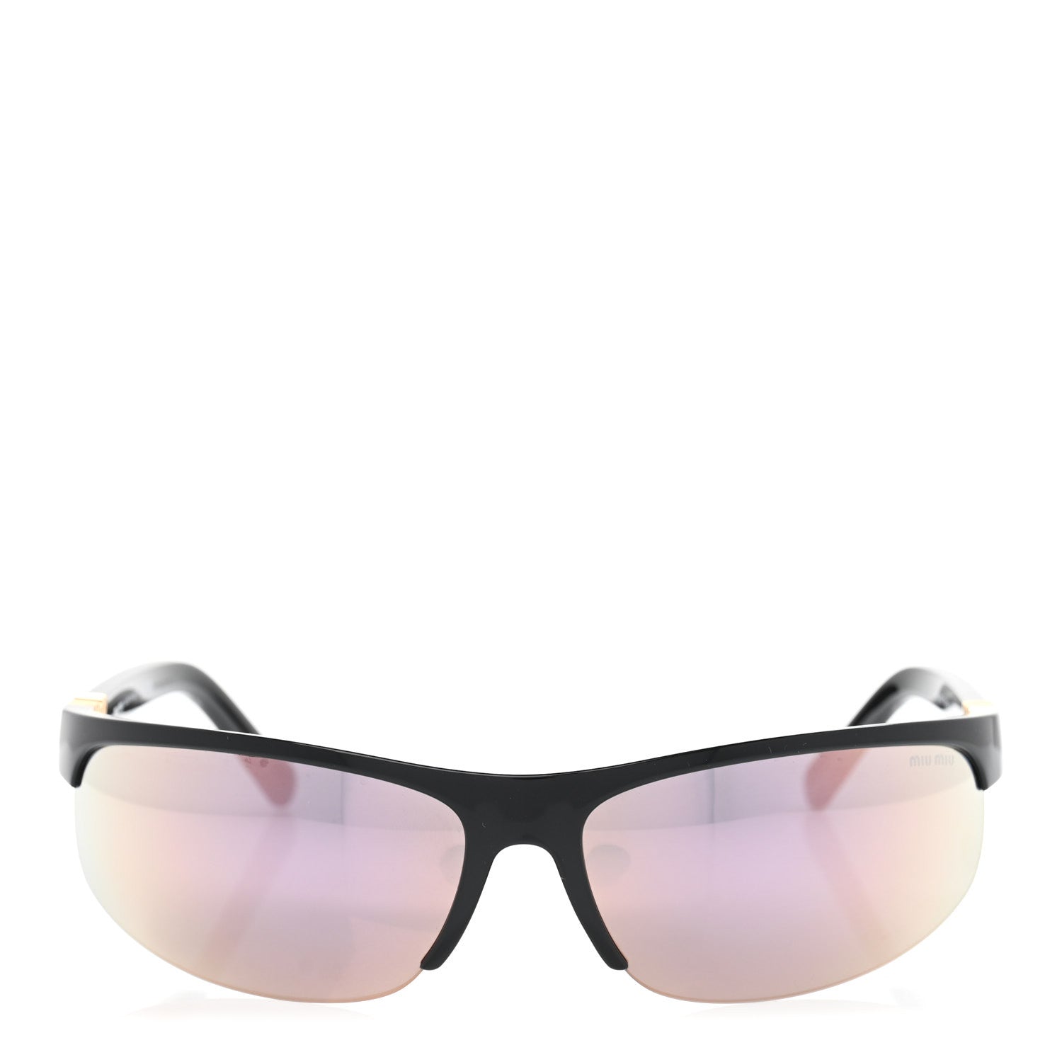 Miu Miu Acetate Mirror Miu Nocturne SMU A02 Sunglasses Black Pink 2 of 8