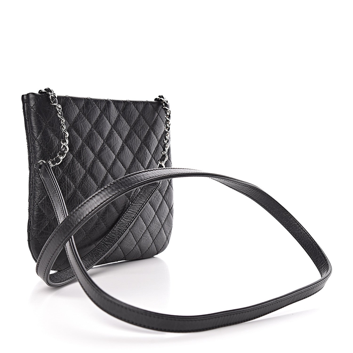 Chanel Calfskin Quilted Crossbody Bag Black 3 of 11