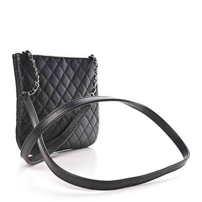 Chanel Calfskin Quilted Crossbody Bag Black 3 of 11
