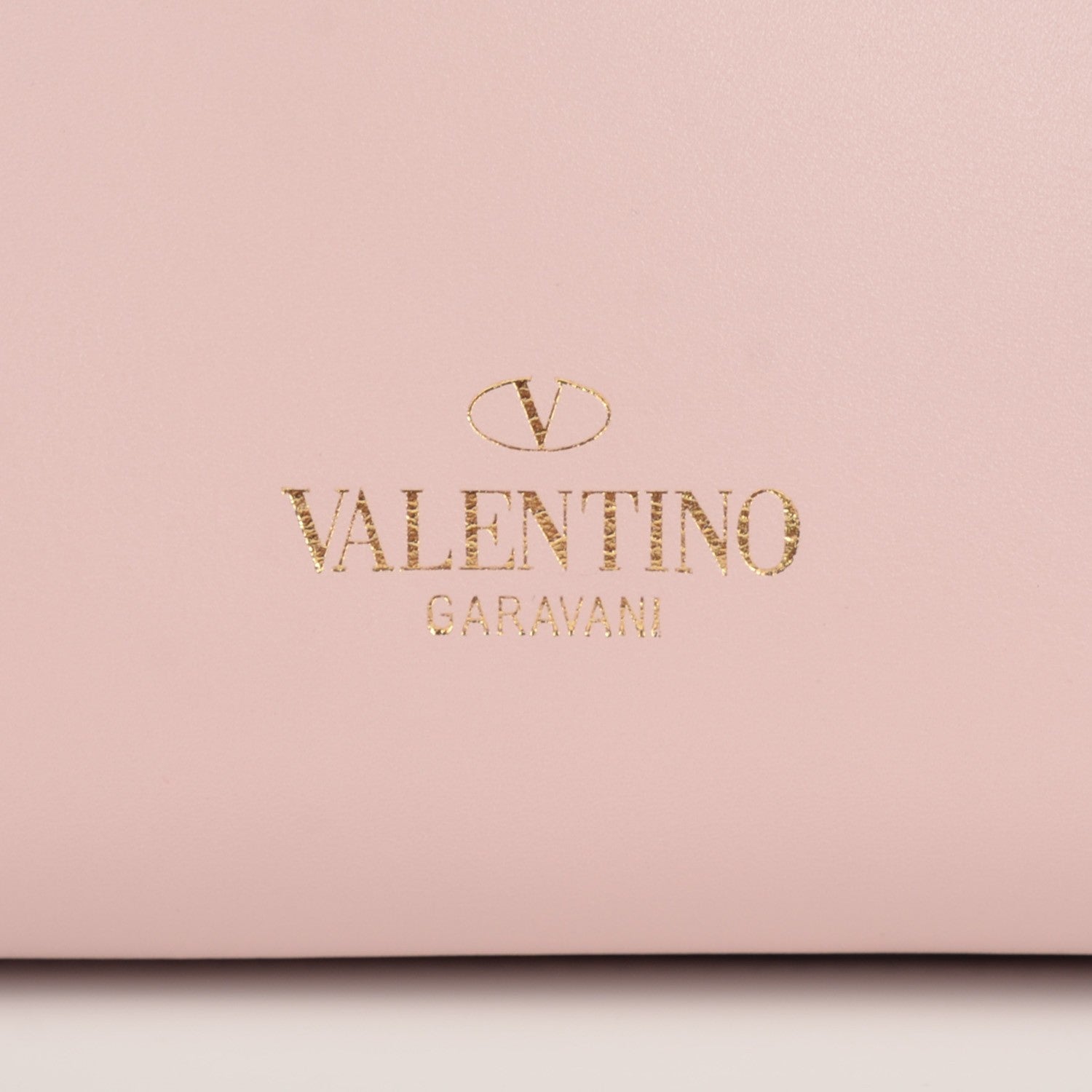 Valentino Garavani Vitello Rockstud Double Handle Tote Water Rose 6 of 8